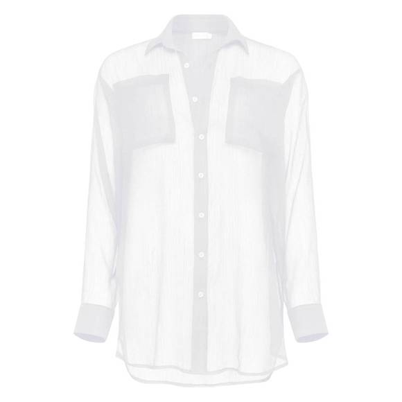 NEW JADE SWIM mika top in white - Picture 3 of 3